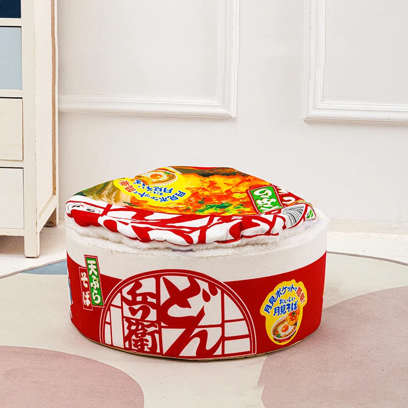 Instant Noodle Design Pet Dog Cat House Kennel Super Large Warm Dog Cat Nest Beds Cushion Cup Cozy Nest for Dogs and Cats